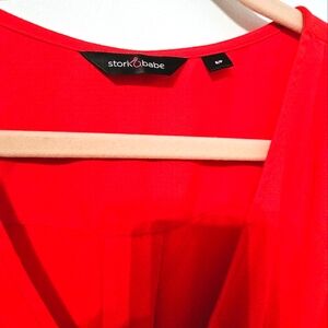 Stork & babe maternity top